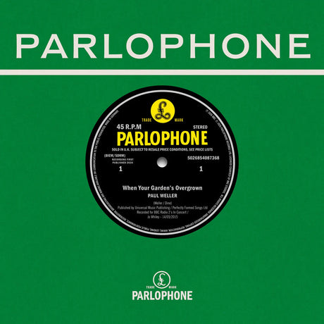 Paul Weller - When Your Garden’S Overgrown / Boy About Town (Weller At The Bbc Vol. 2) (7") [Rsd 4.18.26] [Vinyl]