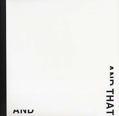 And That (Vinyl) - Apocalypse Vinyl