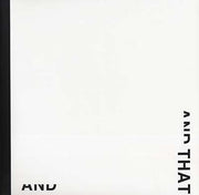 And That (Vinyl) - Apocalypse Vinyl