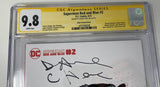 Superman Red & Blue #2 (Of 6) DC 2021 CGC SS 9.8 Signed David Choe Variant