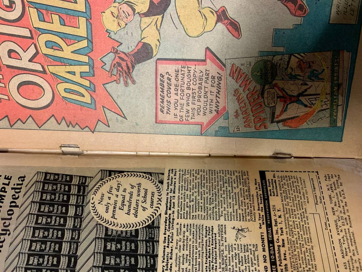 Daredevil #1 Marvel 1964 FR GD Stan Lee Jack Kirby Spider-Man Matt Murdock