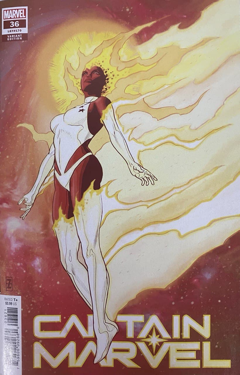 Captain Marvel #36 B Patrick Zircher Spoiler Variant (01/26/2022) Marvel