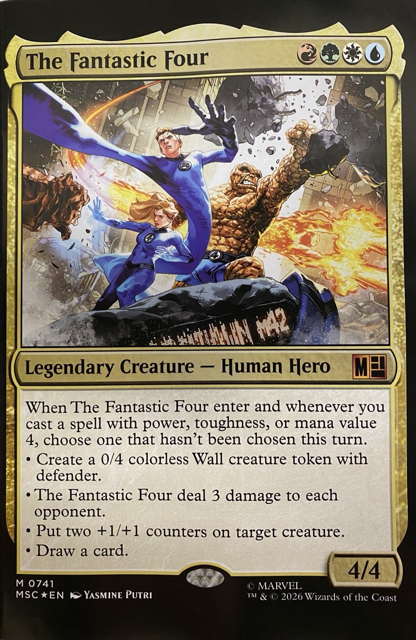 Fantastic Four #12 E Tbd Artist Magic The Gathering Variant (06/03/2026) Marvel