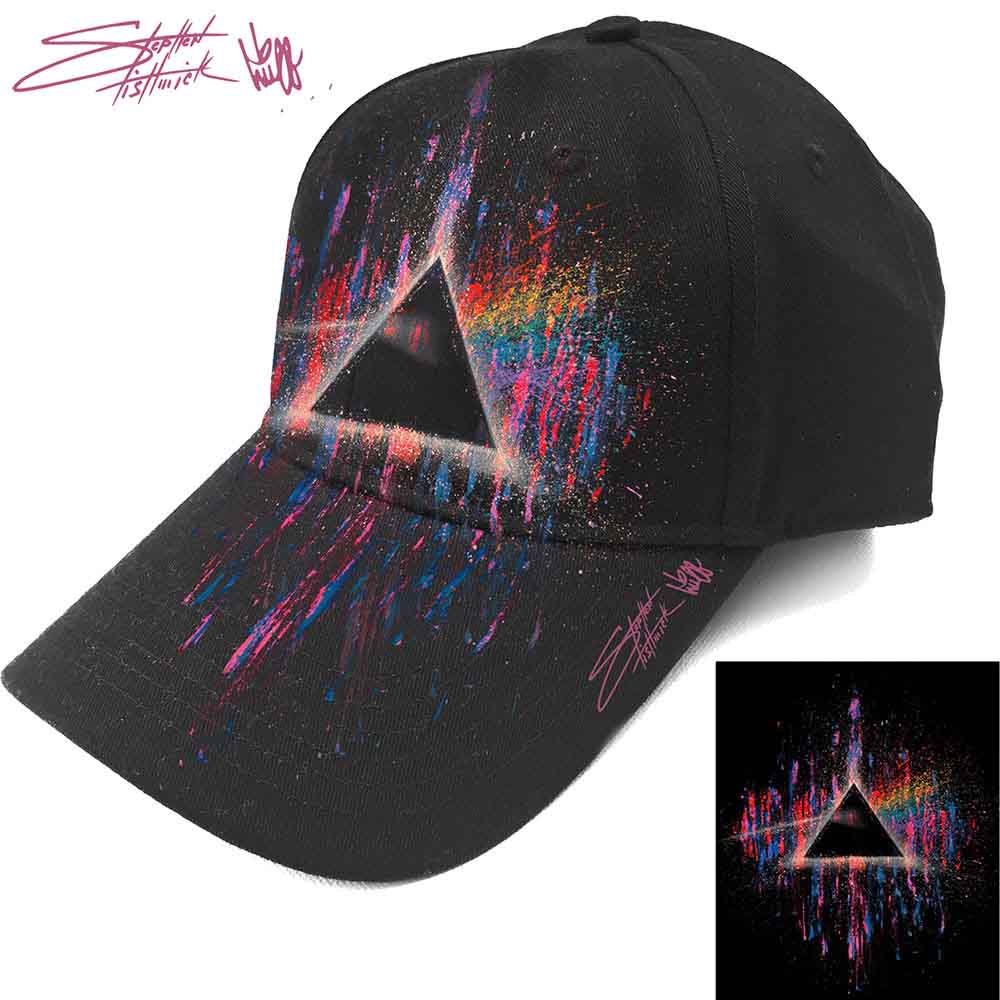 Pink Floyd Dark Side of the Moon Salpicaduras de color rosa [Gorra]