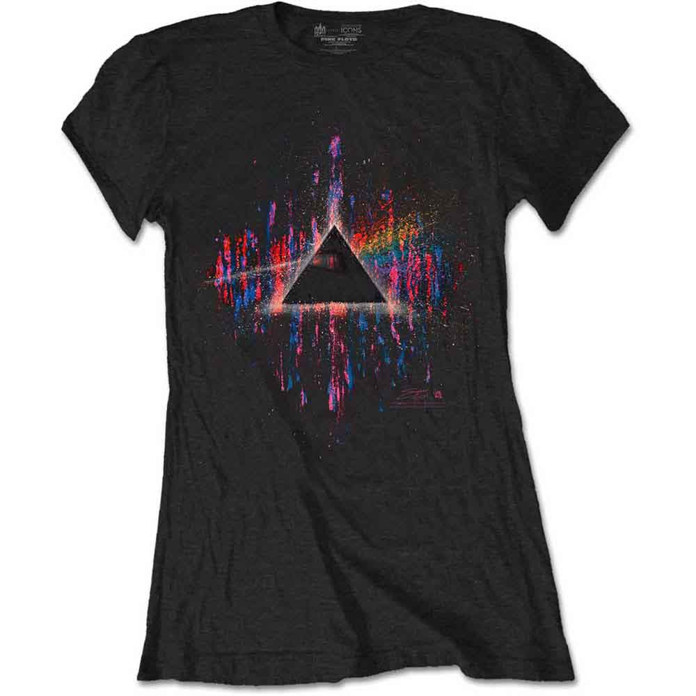 Pink Floyd Dark Side of the Moon Pink Splatter [Short Sleeve Tee]