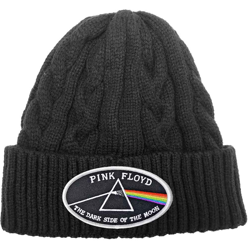 Pink Floyd The Dark Side of the Moon White Border [Beanie]