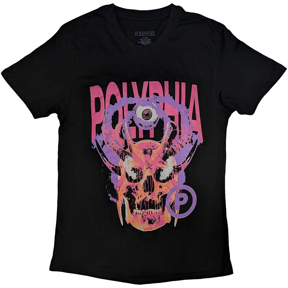 Camiseta con el círculo de calaveras de Polyphia