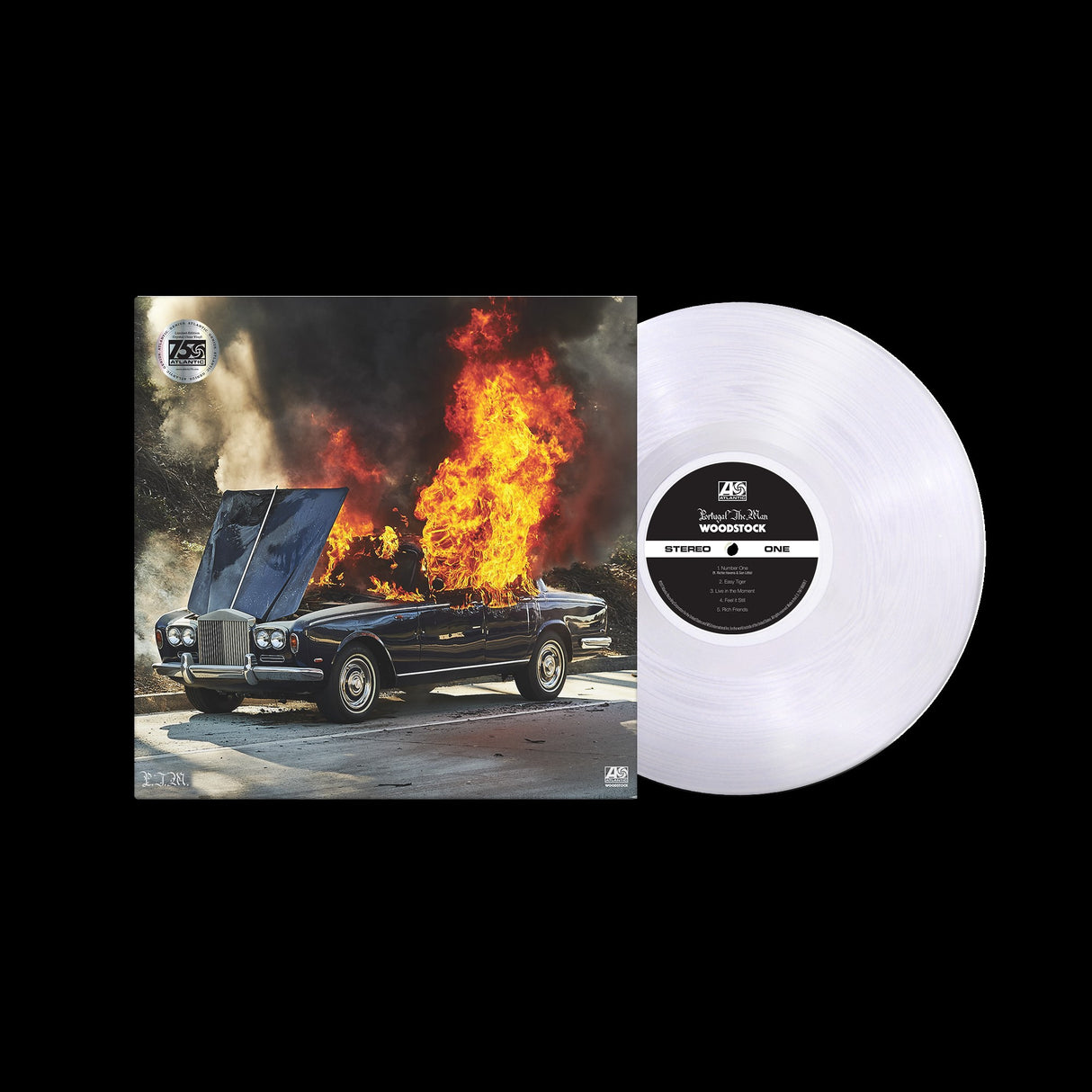 Portugal. The Man Woodstock (ROCKTOBER / ATL75) (Crystal Clear Diamond Vinyl) [Records & LPs]