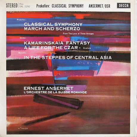 Classical Symphony / March And Scherzo / Kamarinskaïa Fantasy / A Life For The Czar / In The Steppes Of Central Asia (Vinyl)