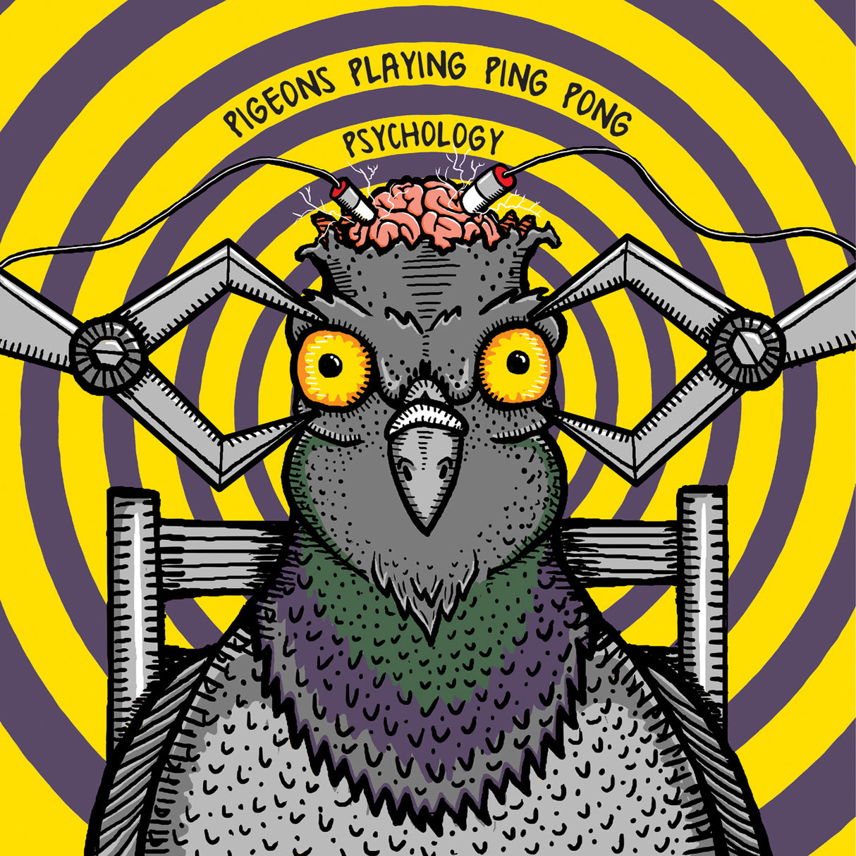 Pigeons Playing Ping Pong Psychology (2LP Yellow w/ Purple Splatter) [Records & LPs]