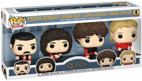 FUNKO POP! Rocks: Queen - 4-Pack (Large Item, Vinyl Figure, 4 Pack) (Action Figure)