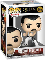 Queen - Funko POP! Rocks: Queen - Freddie Mercury (White Singlet) (Vinyl Figure, Collectible) [Action Figure]