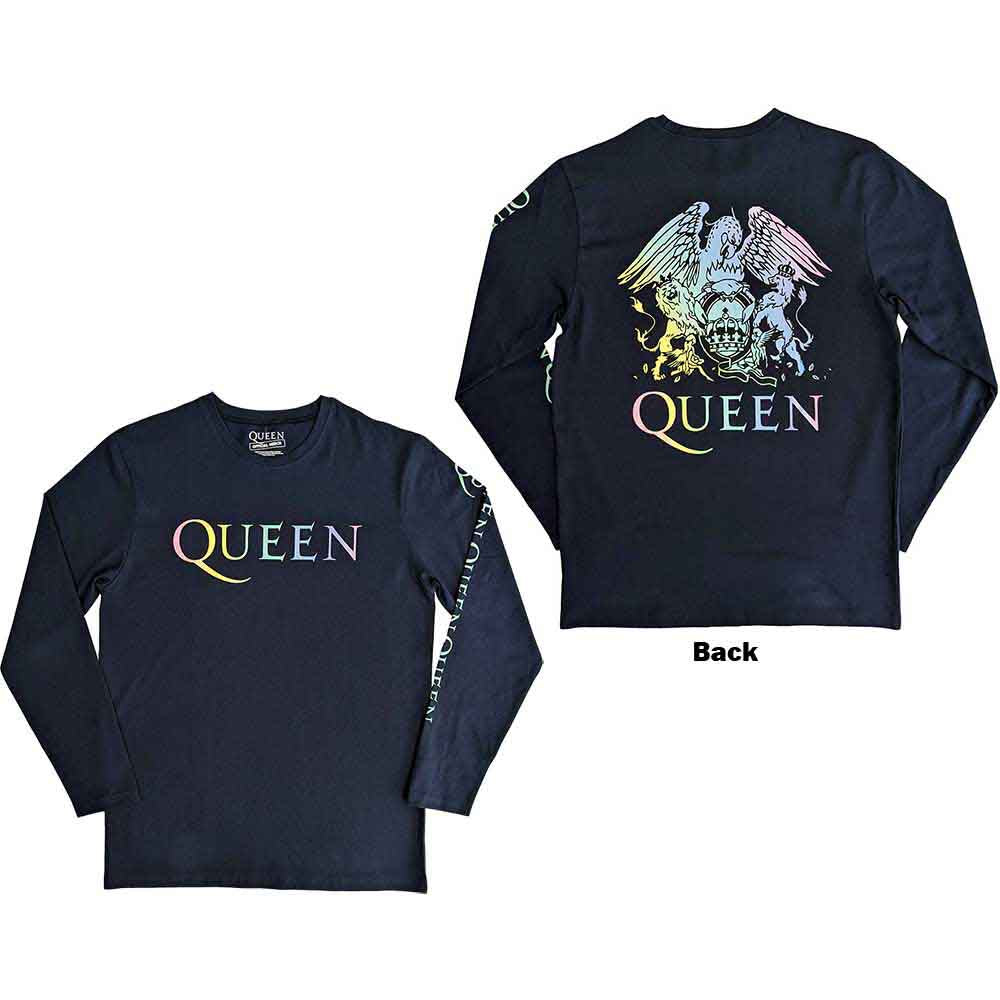 Queen Rainbow Crest [L/S Shirt]