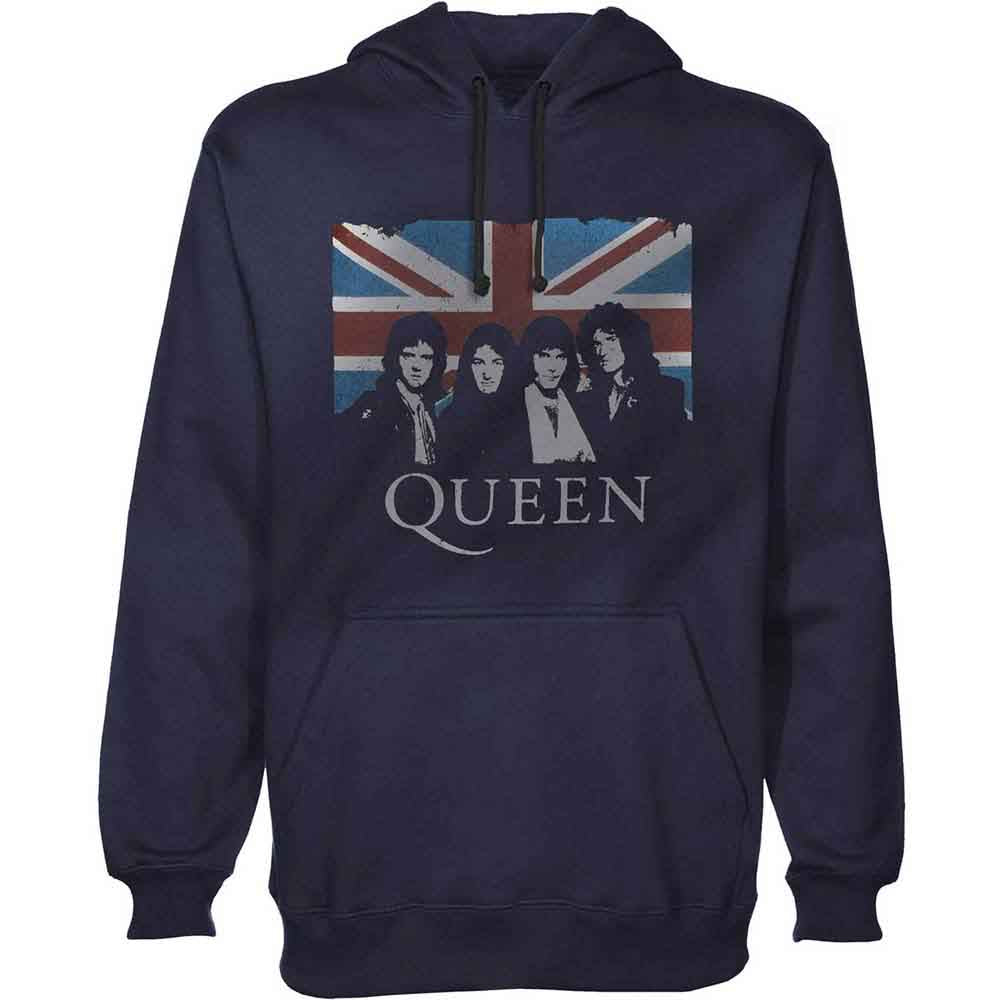 Sudadera con la bandera británica de la reina