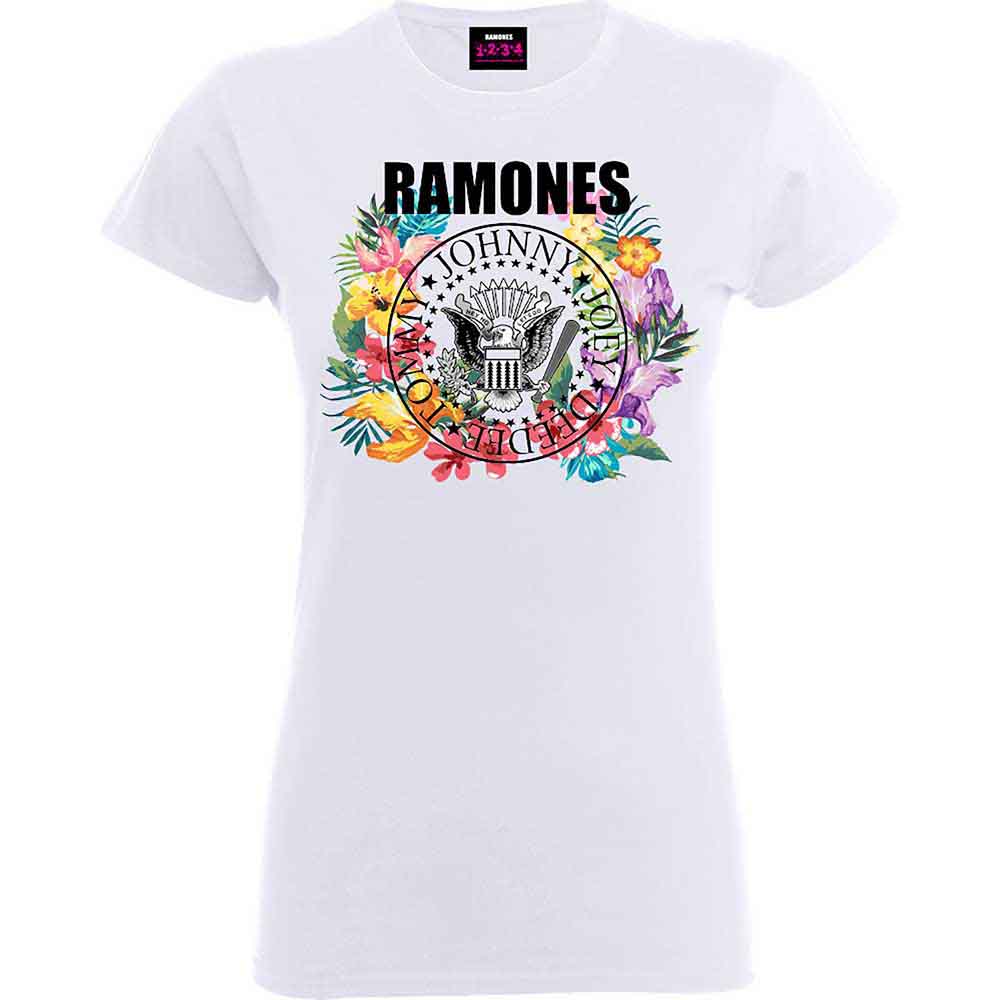 Ramones Circle Flowers [T-Shirt]