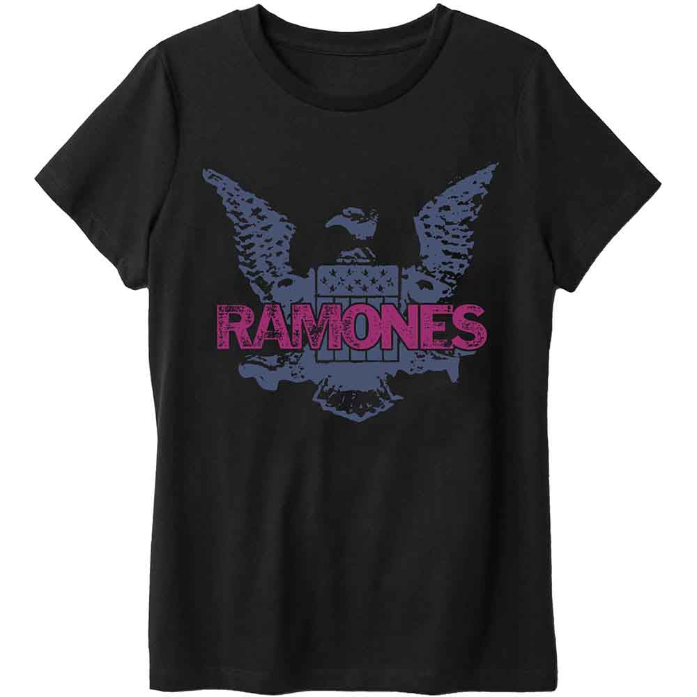 Camiseta con el águila morada de Ramones