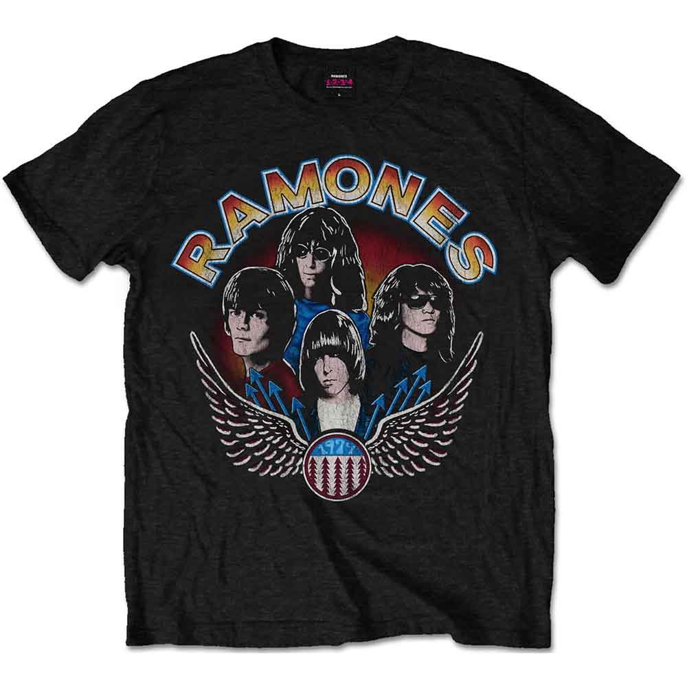 Ramones Vintage Wings Photo [T-Shirt]
