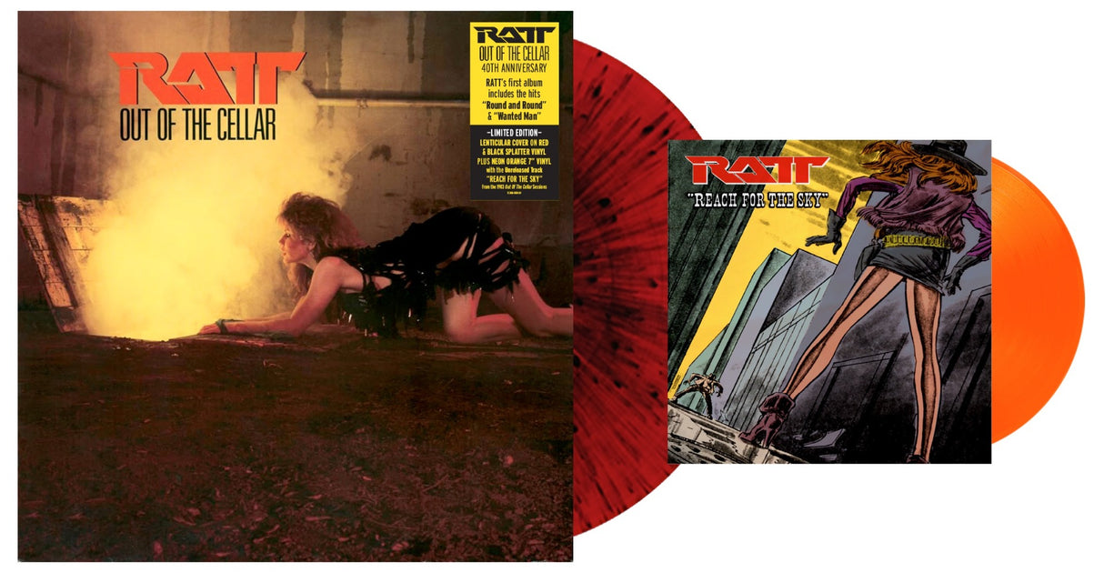 Out Of The Cellar: 40th Anniversary Edition (Limited Edition, Red/Black Splatter & Neon Orange Colored Vinyl) (Bonus 7" Single) (Vinyl)