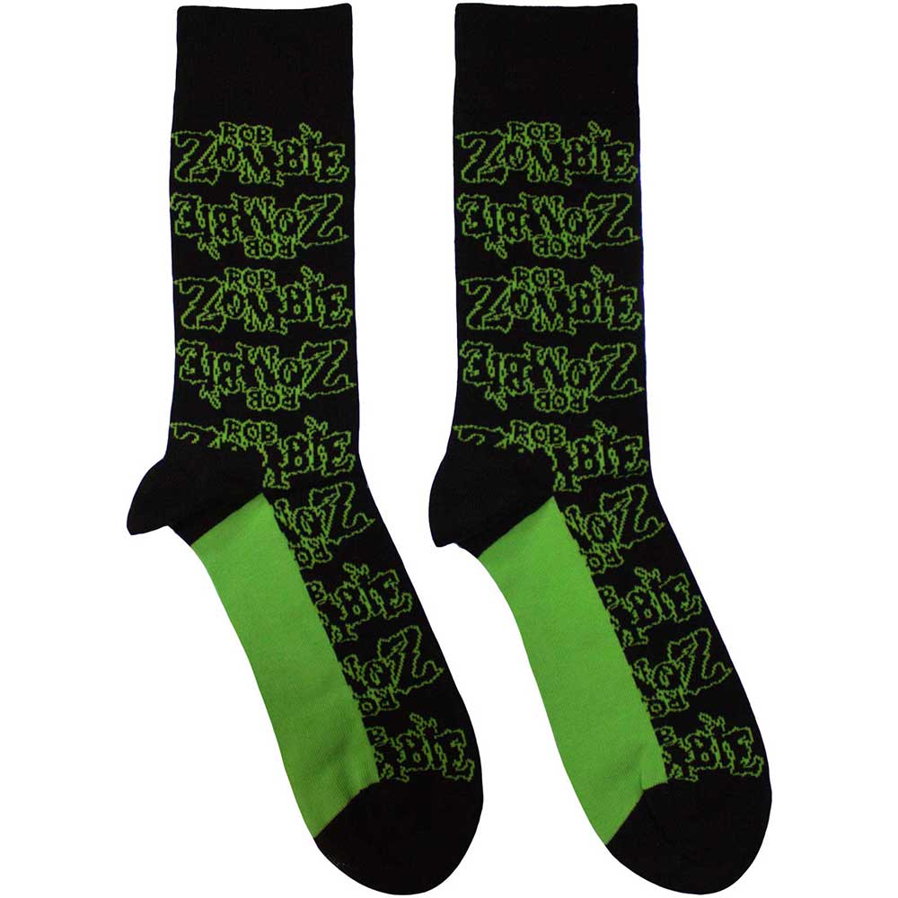 Repetición del logotipo de Rob Zombie [Calcetines]