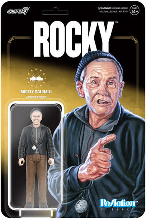 Super7 - Rocky I - ReAction Wv3 - Mickey Goldmill (Collectible, Figure, Action Figure) (Action Figure)