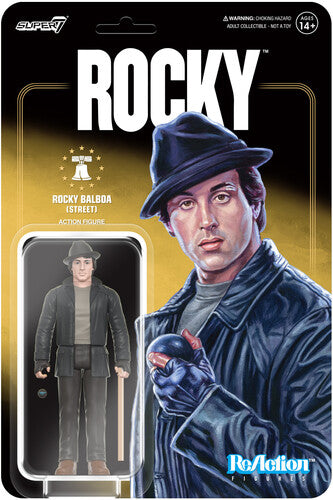 Super7 - Rocky I - ReAction Wv3 - Rocky Balboa (Street) (Collectible, Figure, Action Figure) (Action Figure)