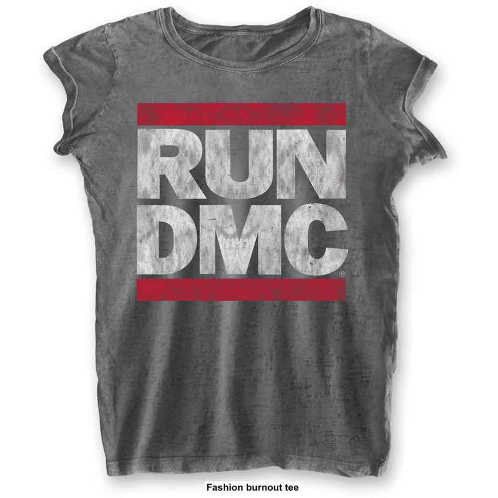 Camiseta de manga corta con el logotipo de DMC de Run DMC