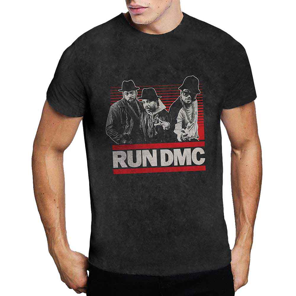 Run Dmc 渐变色条 [T 恤]