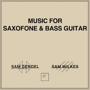 Music for Saxofone & Bass Guitar (Vinyl) - Apocalypse Vinyl