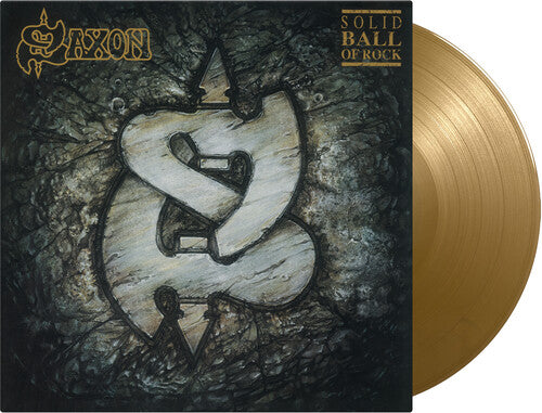 Saxon Solid Ball Of Rock (Limited Edition, 180 Gram Vinyl, Colored Vinyl, Gold) [Import] [Vinyl]