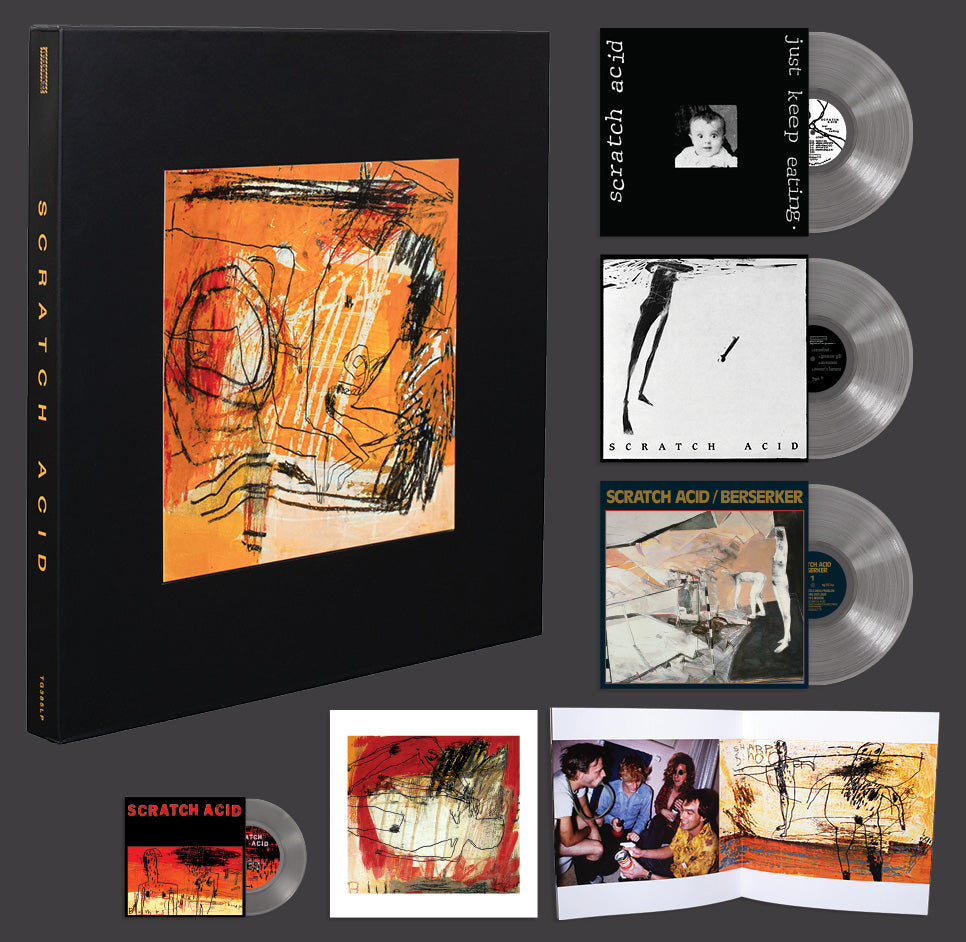 Scratch Acid Box Set (3xLP+7" - Clear) (Vinyl)