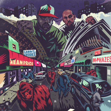 Sean Price y M-Phazes Land Of The Crooks (exclusivo indie, vinilo de color, verde, humo) [Discos y LP]