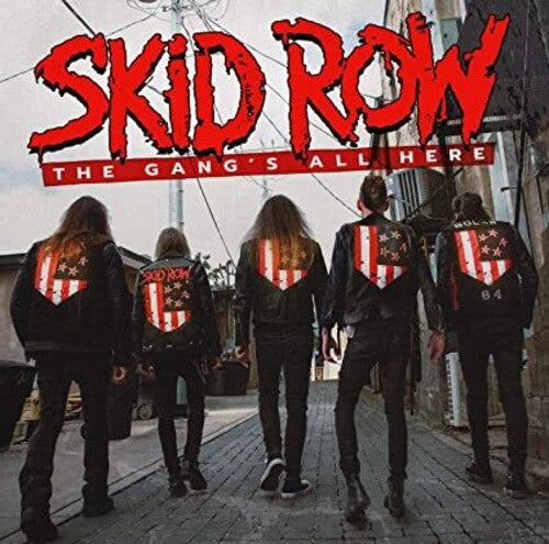 Skid Row The Gang's All Here（独立独家，限量版，黑色，红色，白色飞溅）[唱片和 LP]