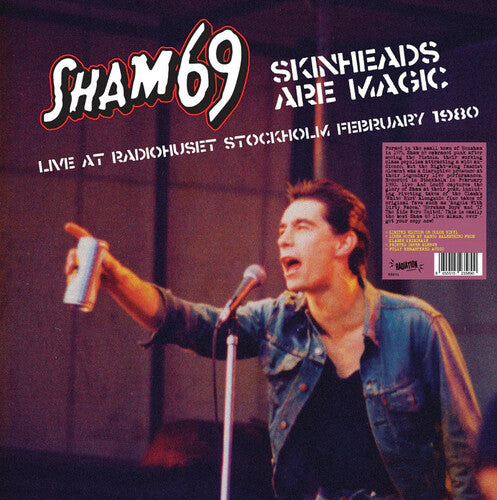 Sham 69 Skinheads Are Magic: Live In Stockholm 02/02/1980 [RSD 04/26/24 Red Marble] [Records & LPs]