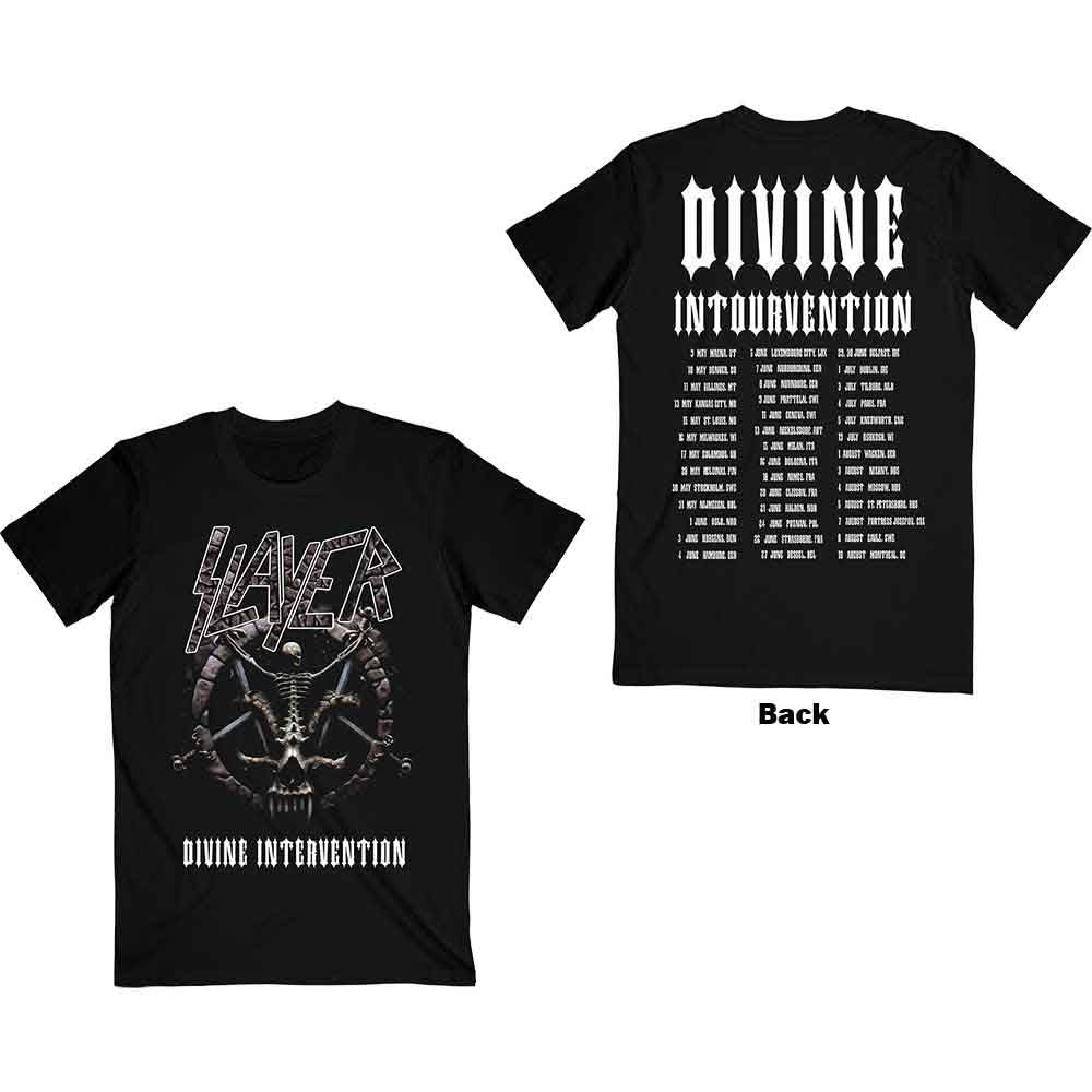 SLAYER Divine Intervention 2014 日期 [T 恤]