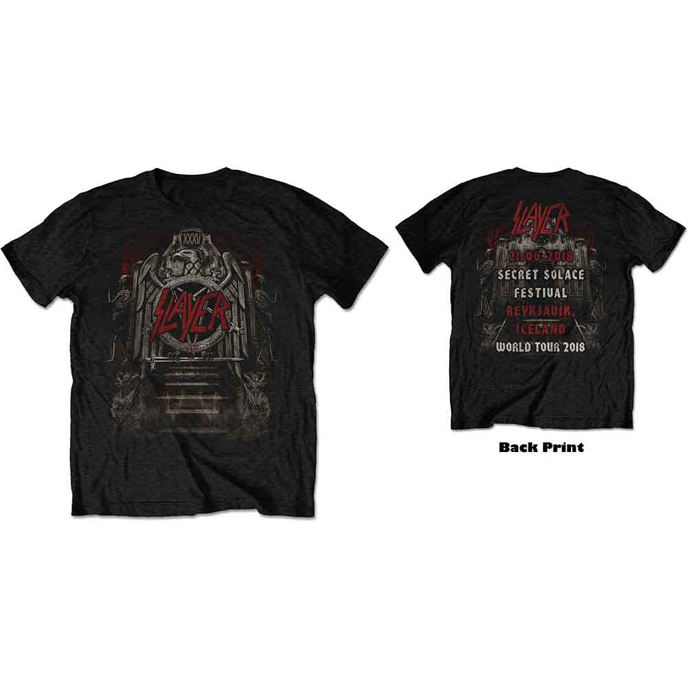 SLAYER Eagle Grave 21/06/18 Iceland Event [T-Shirt]