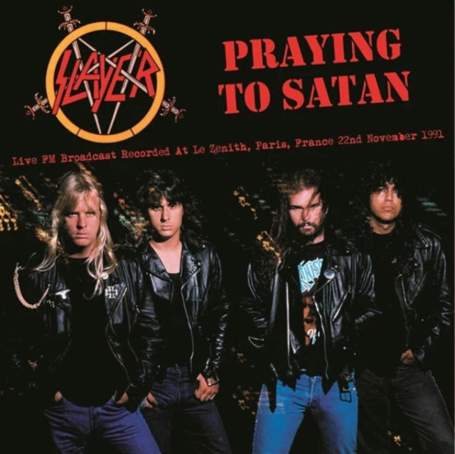 Slayer Praying To Satan：1991 年巴黎现场调频广播 (粉色乙烯基) [进口] [唱片和 LP]