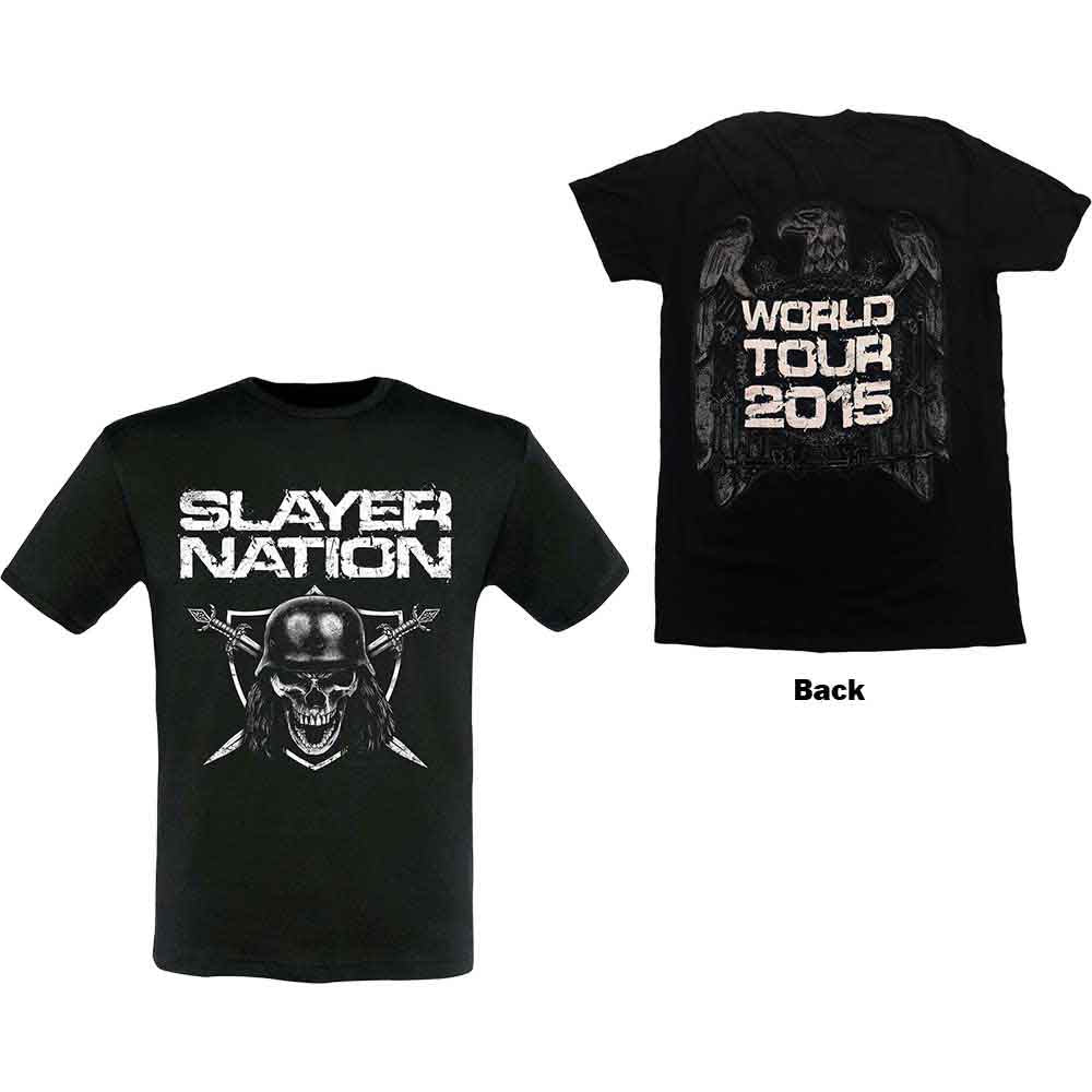 SLAYER Slayer Nation 2015 日期 [T 恤]