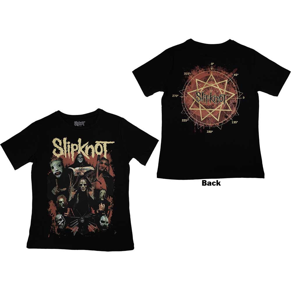 Camiseta de manga corta con estampado Come Play Dying Back de Slipknot