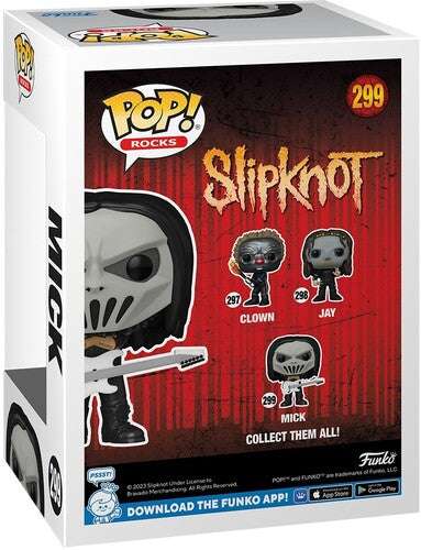 Slipknot FUNKO POP！ROCKS：Slipknot - Mick（乙烯塑料人偶）[音乐]