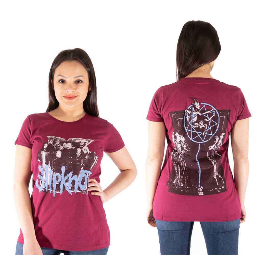 Camiseta de manga corta con el logo de la cabra de Slipknot