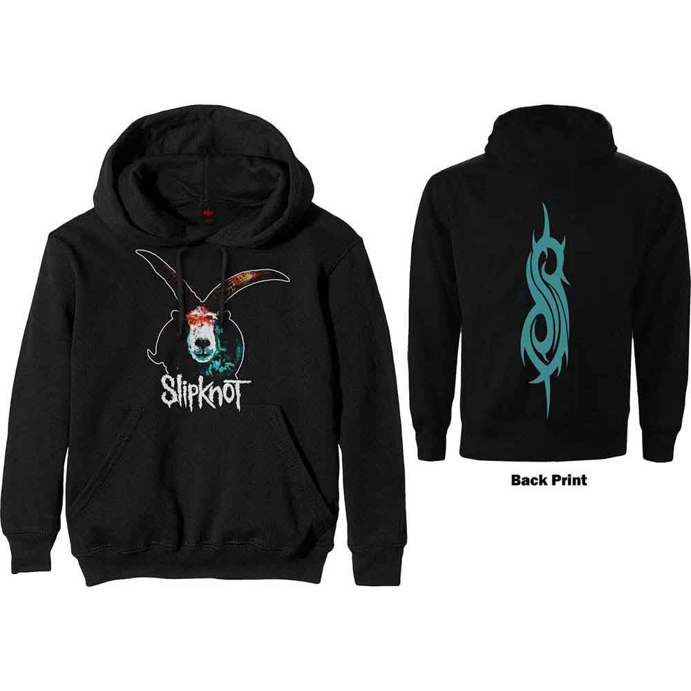 Sudadera con capucha con estampado de cabra de Slipknot