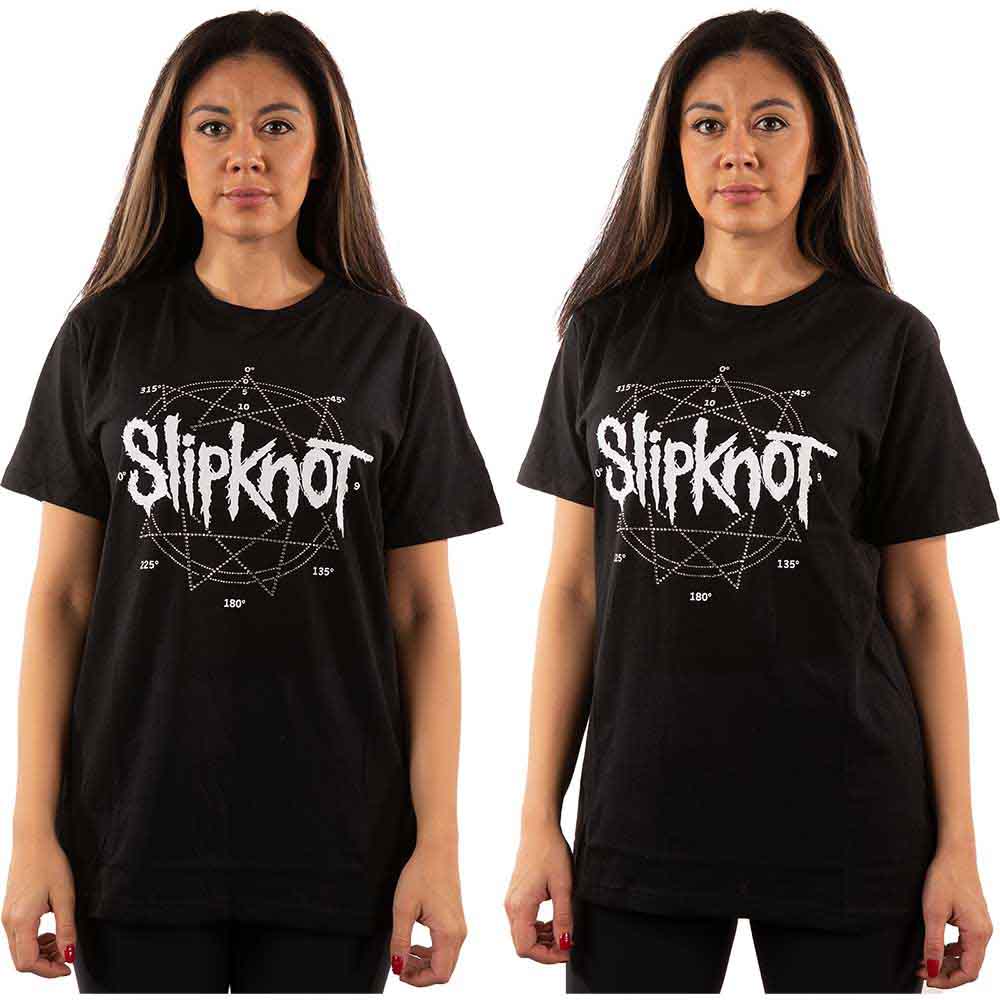 Camiseta con el logotipo de Slipknot y la estrella