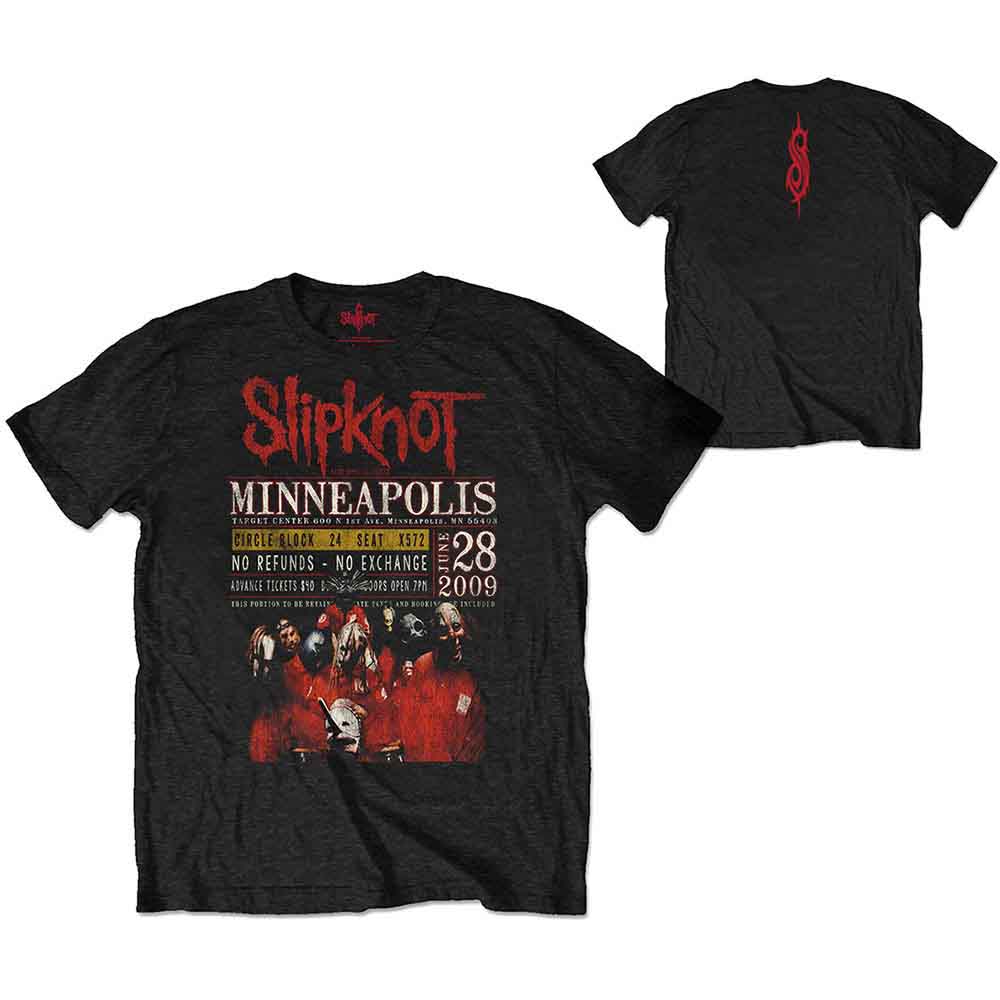 Camiseta Slipknot Minneapolis '09