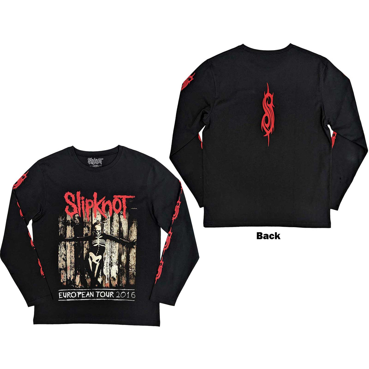 Slipknot Skeleton Flag [L/S Shirt]