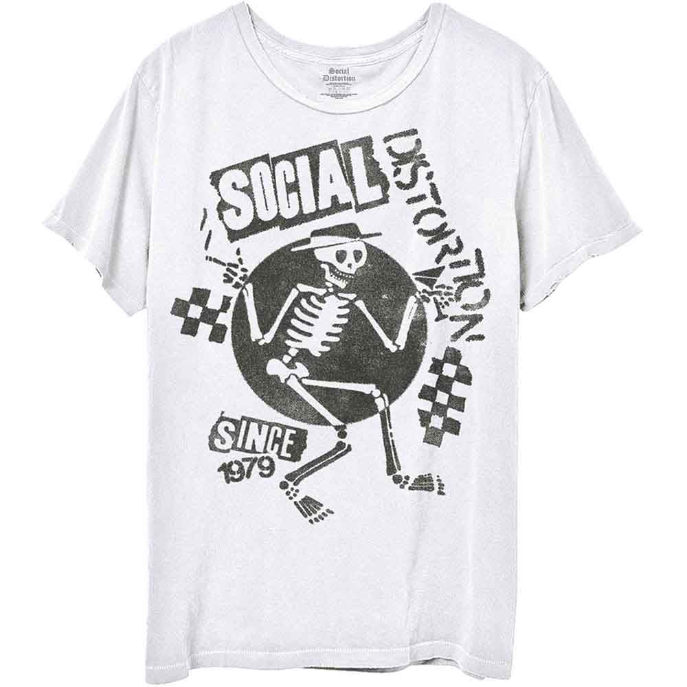 Camiseta de tablero de ajedrez de Social Distortion Speakeasy