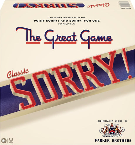 Classic Sorry! (Large Item, Board Game) [Games]
