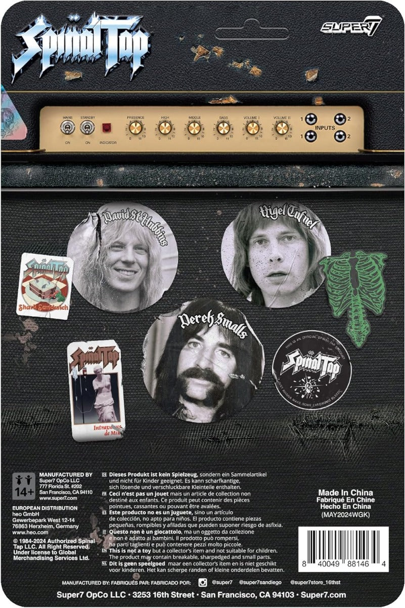 Super7 - Spinal Tap - ReAction Figures Wave 01 David St. Hubbins (Collectible, Figure, Action Figure) (Action Figure)