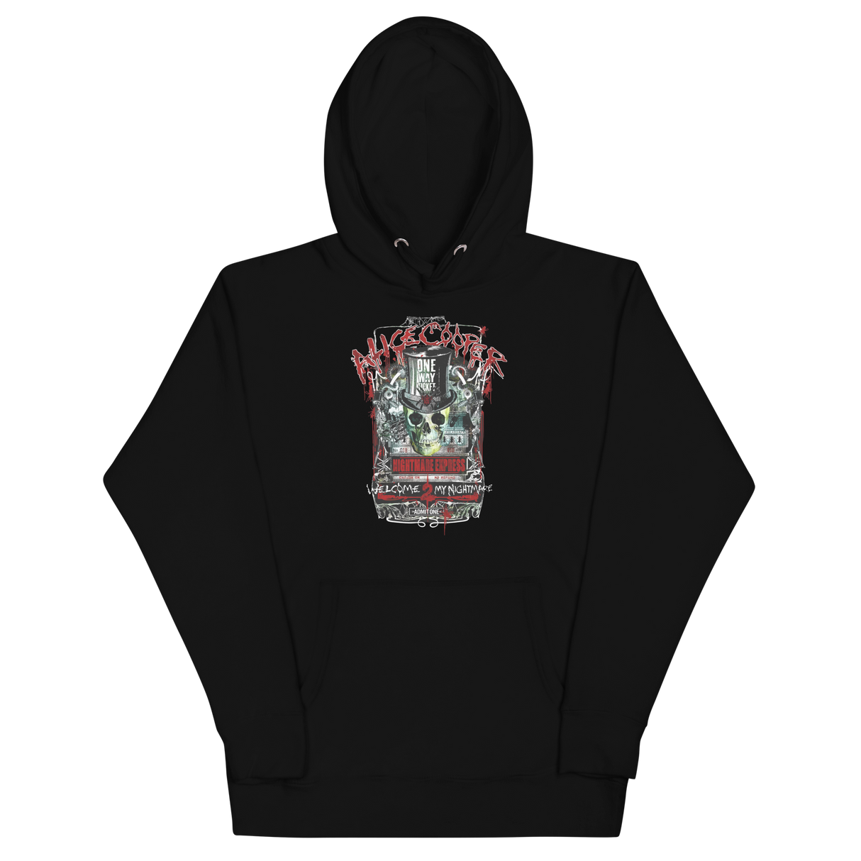 MERCHMOMENT Alice Cooper Nightmare Express Classic Hoodie [Apparel]