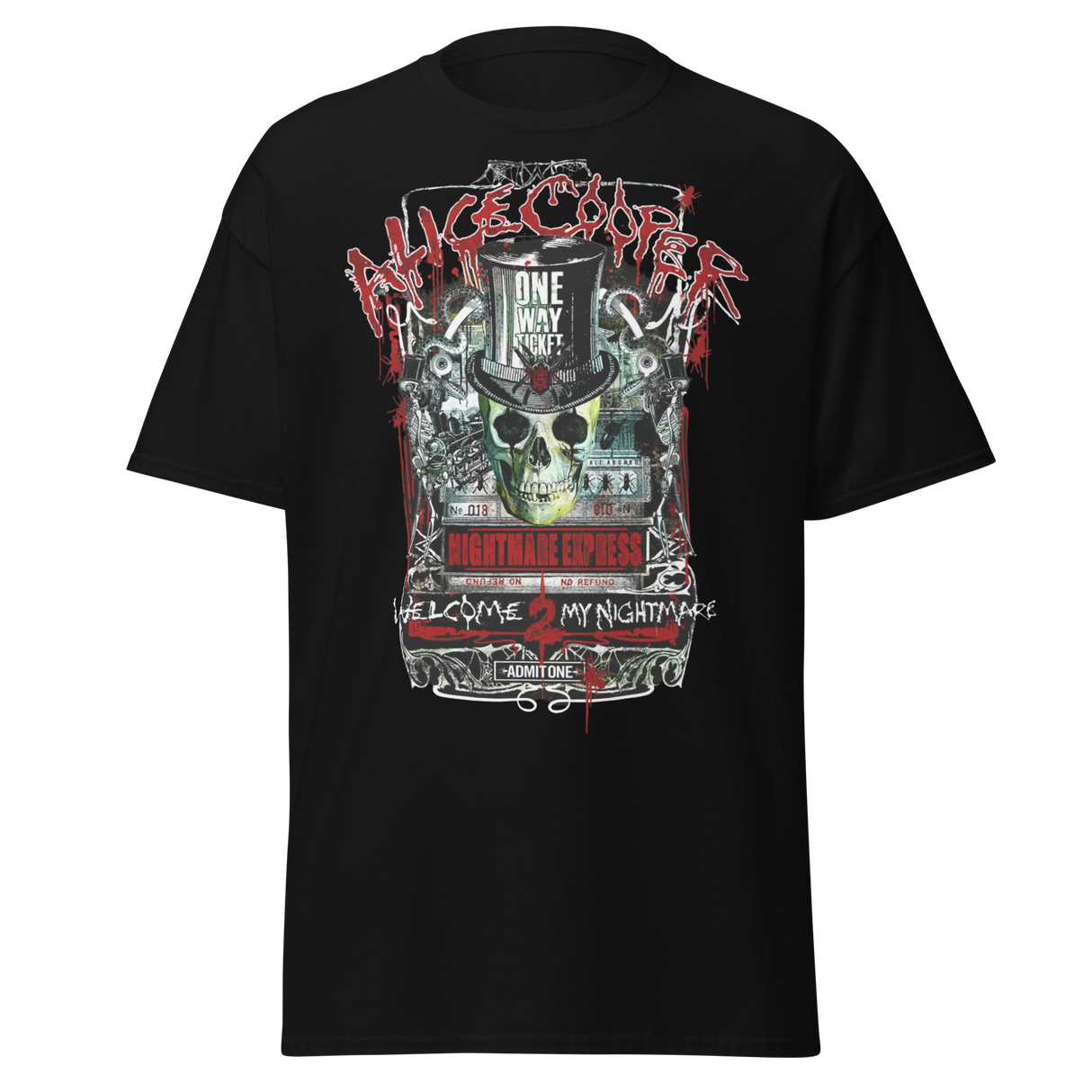 Alice Cooper Nightmare Express Jumbo Print T-Shirt ()