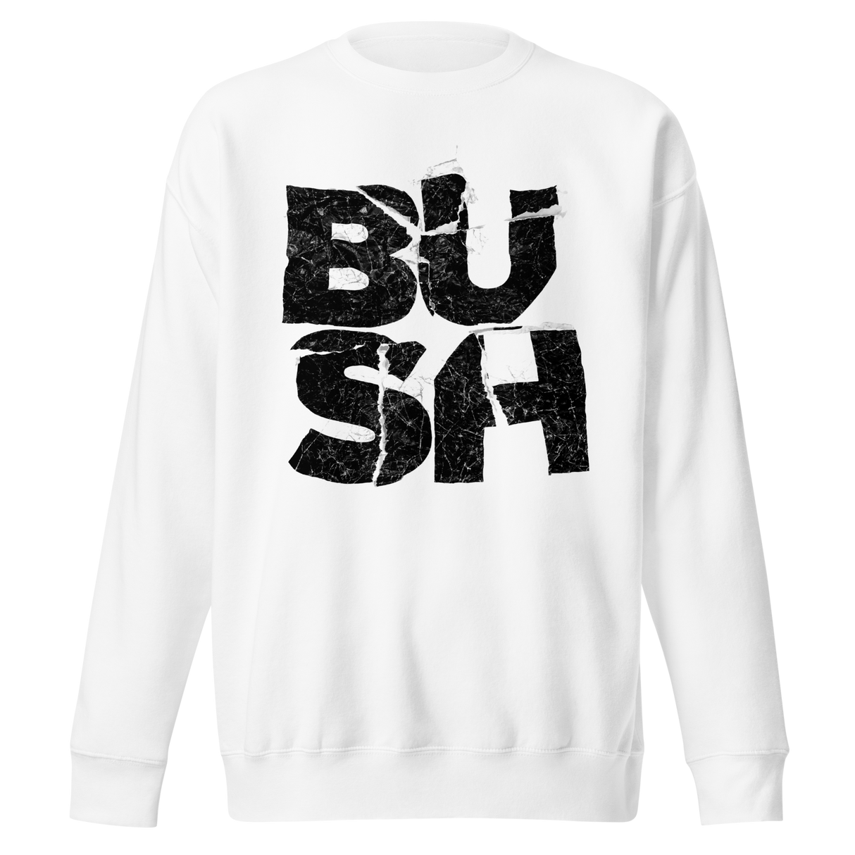 Bush Stacked Logo Jumbo Print Sweatshirt ()